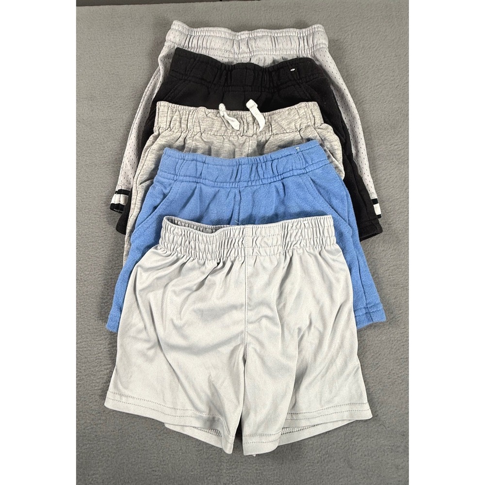 Toddler Boys Shorts Lot 2T OshKosh Garanimals Athletic Mesh Play 5 Pair Bundle